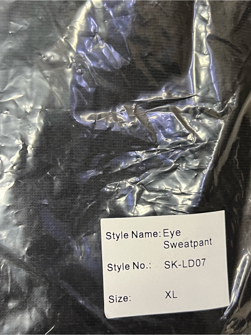New Seven OHMZ Black Joggers Eye Graphic Print Sweatpants - Picture 9 of 9